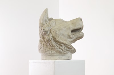 Lot 494 - A plaster cast of a Molossian hound