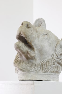 Lot 494 - A plaster cast of a Molossian hound