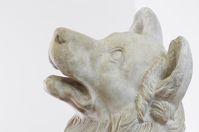 Lot 494 - A plaster cast of a Molossian hound