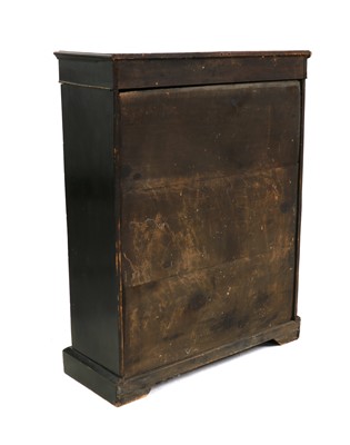 Lot 380 - A Victorian ebonised pier cabinet