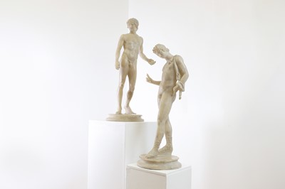 Lot 496 - A resin figure of Narcissus