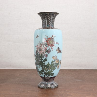 Lot 287 - A Japanese cloisonné vase