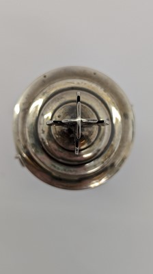 Lot 17 - An ecclesiastical silver mounted viaticum