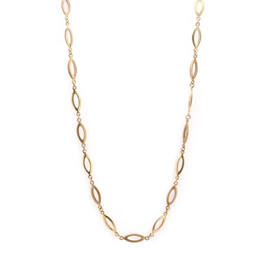 Lot 171 - A 9ct gold necklace