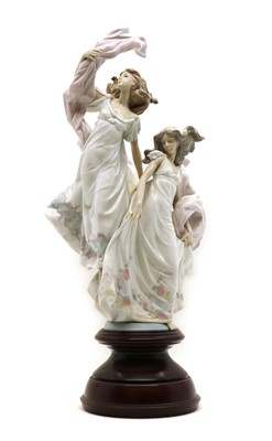 Lot 237 - A Lladro porcelain figure group