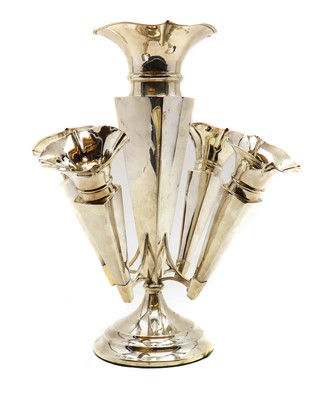 Lot 61 - A silver epergne