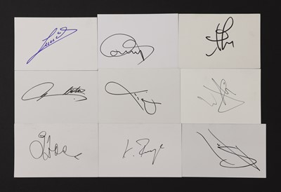 Lot 65 - Footballers from overseas