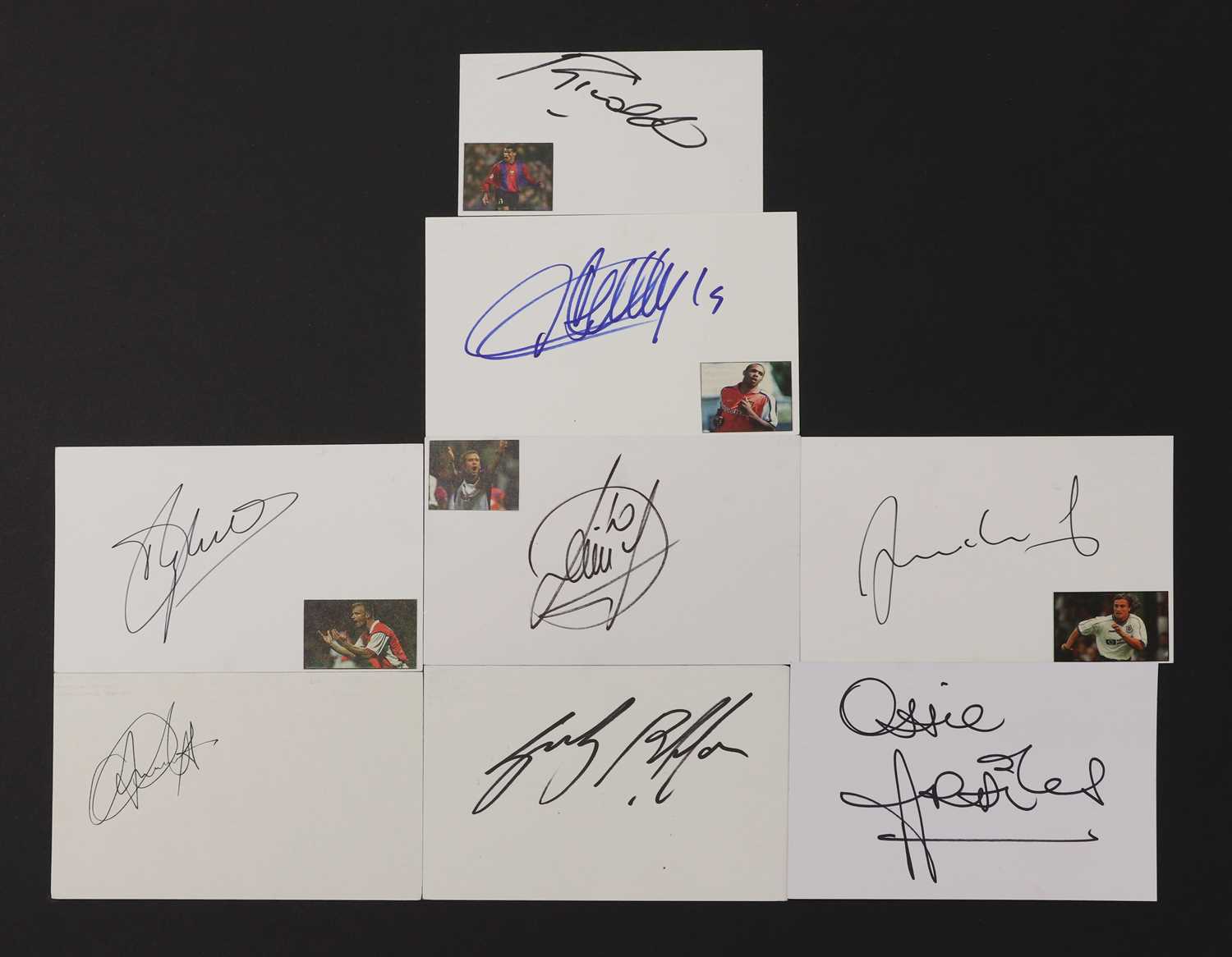 Lot 65 - Footballers from overseas