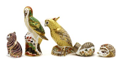 Lot 235 - A collection of Royal Crown Derby porcelain paperweights