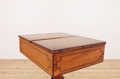 Lot 327 - A Regency mahogany reading table