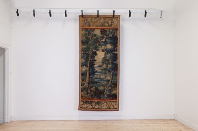 Lot 577 - A verdure tapestry fragment