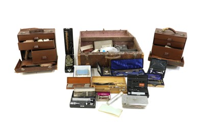 Lot 266 - Two leather travelling medical chests