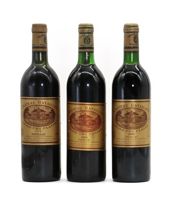 Lot 45 - Chateau Batailley, Paulliac, 1978 (1), 1982 (1) and 1985 (1)