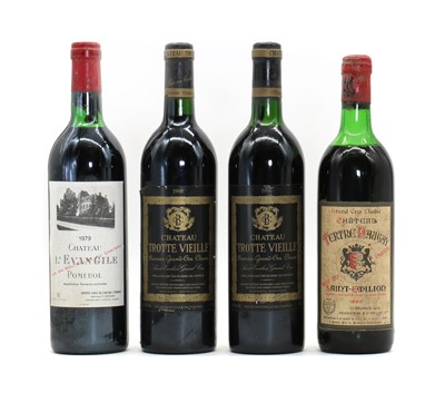 Lot 120 - Chateau Trotte Vieille, 1988 (2) and two various others