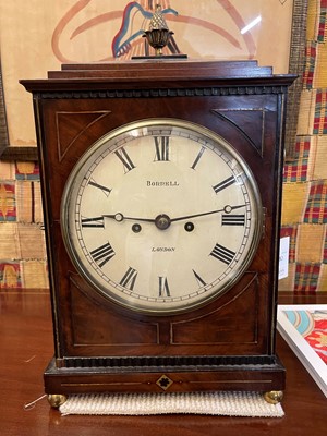 Lot 58 - A Regency mahogany bracket clock