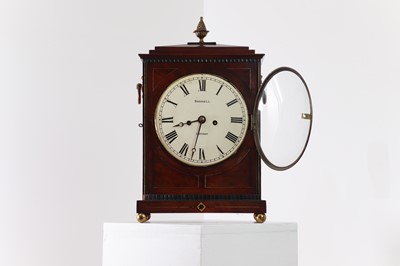 Lot 58 - A Regency mahogany bracket clock