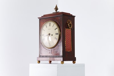 Lot 58 - A Regency mahogany bracket clock