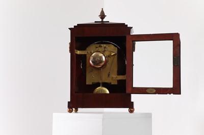 Lot 58 - A Regency mahogany bracket clock