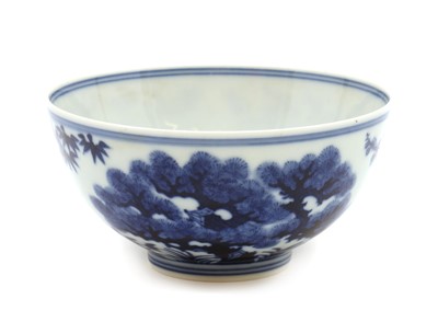 Lot 178 - A Chinese blue and white bowl