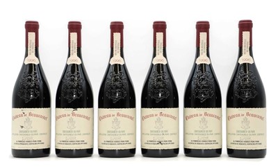 Lot 143 - Chateauneuf-du-Pape, Chateau de Beaucastel, 1996 (6)