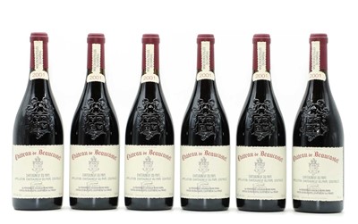 Lot 144 - Chateauneuf-du-Pape, Chateau du Beaucastel, 2001 (6, OWC)