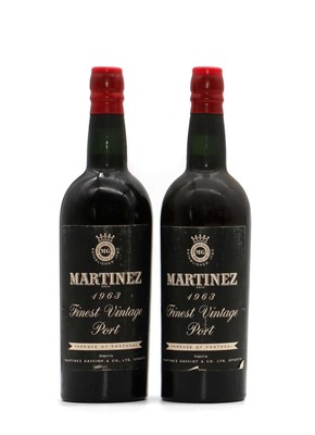 Lot 204 - Martinez, Vintage Port, 1963 (2)