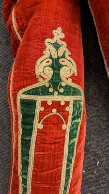 Lot 172 - A Greek military dress uniform belonging to Edward John Trelawny