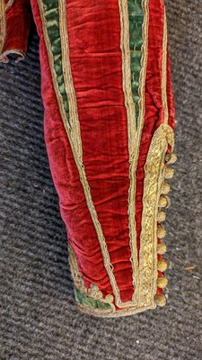 Lot 172 - A Greek military dress uniform belonging to Edward John Trelawny
