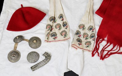 Lot 172 - A Greek military dress uniform belonging to Edward John Trelawny