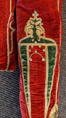 Lot 172 - A Greek military dress uniform belonging to Edward John Trelawny
