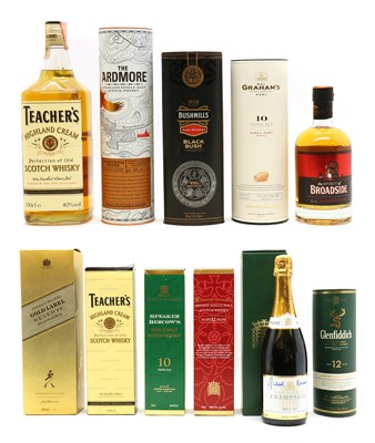 Lot 164 - A selection of whiskies