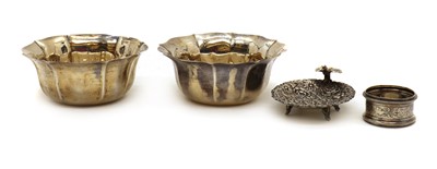 Lot 11 - A pair of Egyptian silver bowls