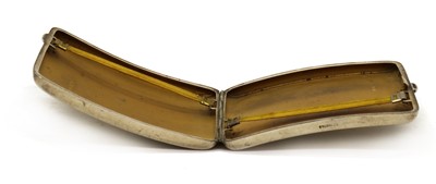 Lot 14 - A silver cigarette case