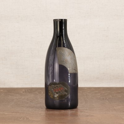 Lot 293 - A Japanese glass sake bottle