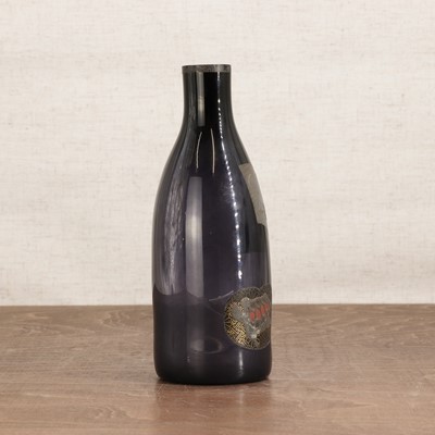 Lot 293 - A Japanese glass sake bottle