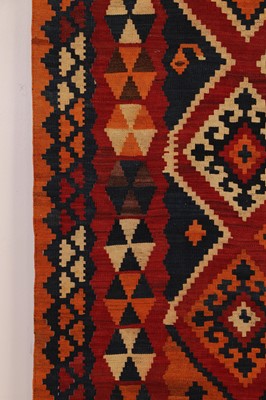 Lot 375 - A Persian kilim wool rug