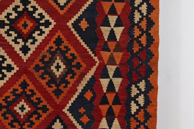Lot 375 - A Persian kilim wool rug