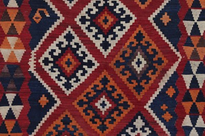 Lot 375 - A Persian kilim wool rug