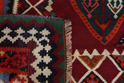 Lot 97 - A Persian Qashqai kilim rug