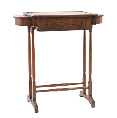 Lot 408 - A Regency rosewood work table