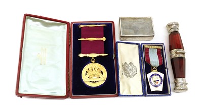 Lot 76 - A collection of Masonic items