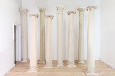 Lot 266 - Eight fibreglass classical columns
