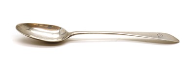 Lot 116 - An Irish provincial silver dessert spoon