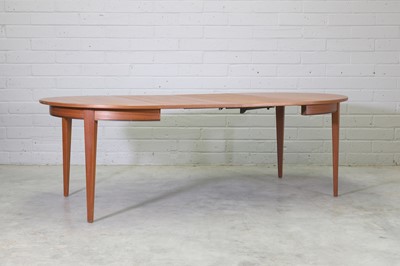 Lot 421 - A Danish teak dining table