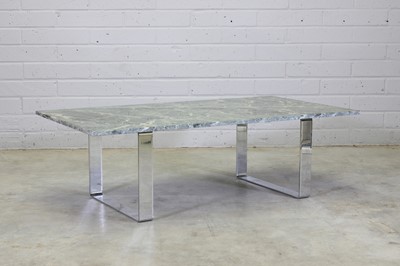 Lot 371 - A marble topped coffee table