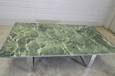 Lot 371 - A marble topped coffee table
