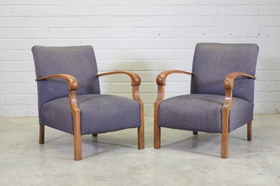 Lot 230 - A pair of Danish Modern armchairs