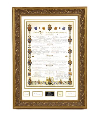 Lot 209A - Signed by the Royal Family