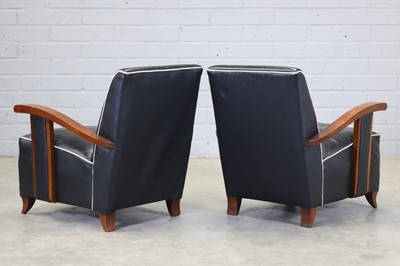 Lot 171 - A pair of Art Deco armchairs