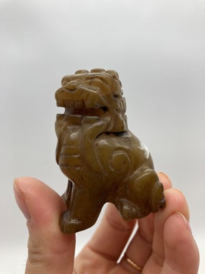 Lot 43 - A collection of Chinese hardstone and soapstone carvings